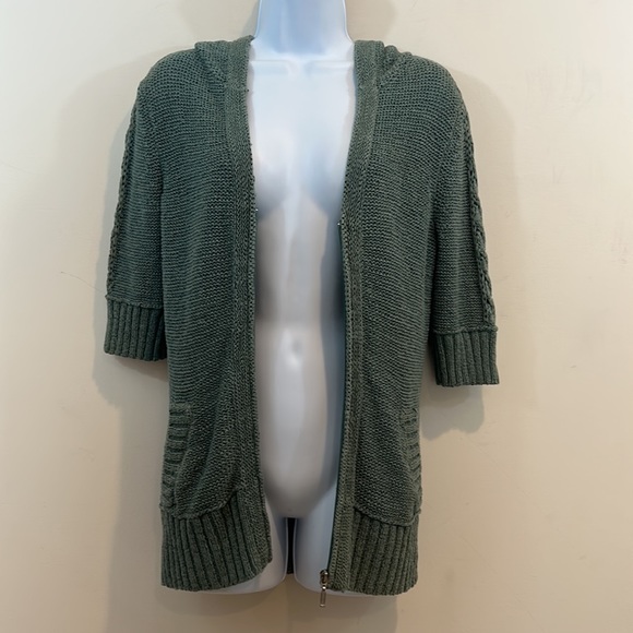 Axcess Liz Claiborne Front Zip Hoodie Sweater  Size S - Picture 7 of 8